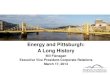 Allegheny Conference - Apresentação sobre Pittsburgh e o xisto