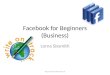 Facebook for beginners (business)