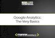 Google Analytics: The Very Basics - M2Con Digital Marketing Conference