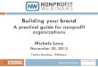 Building your brand – A practical guide for nonprofit organizations