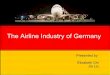 Airline Industry In Germany