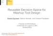 Reusable Decision Space for Mashup Tool Design