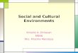 Ch 04 social and cultural environments
