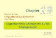 Robbins organization behaviour 13-chapter 19
