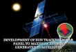 Development of sun tracking solar panel to Maximize energy generated in Satellites