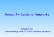 Chapter11  -- networking with tcpip and the internet