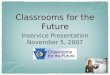 Classrooms For The Future Intro Presentation