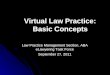 Virtual Law Practice: Basic Concepts