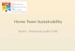 Home town sustainability