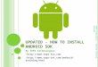 How to install android sdk