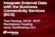 Integrate External Data with the Business Connectivity Services by Tom Resing - SPTechCon
