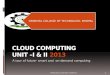 Cloud computing (IT-703) UNIT 1 & 2