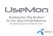 Usemon; Building The Big Brother Of The Java Virtual Machinve