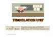 TRANSLATION UNIT, by Dr. Shadia Yousef Banjar