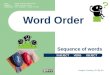 English grammar word order