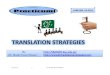 Translation Strategies, by Dr. Shadia Y. Banjar