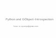 Python and GObject Introspection