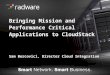 Radware   bringing mission and performance critical applications to cloud stack.1