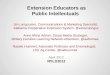 Extension Educators as Public Intellectuals