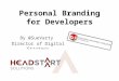 Personal Branding for Developers