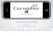 Cucumber meets iPhone