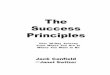 The success principles (bonus pack) jack canfield & janet switzer