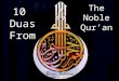 10 duas from the Noble Quran