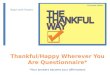 The Thankful Way