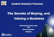Opportunities & secrets in buying selling & valuing businesses _J Harrel)