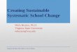 Sustainable School Change