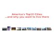 America’s 10 best cities