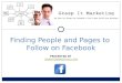 Finding People & Pages to Follow on Facebook