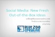 Blue Zoo Creative Social Media Strategy Seminar, March 2014