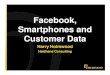Facebook, Smartphones and Customer Data