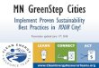 Introduction to Minnesota GreenStep Cities