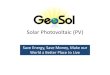 Geo Sol   About Solar Electric/PV