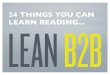 24 Things You Can Learn Reading Lean B2B