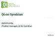 Qt on Symbian - Qt Contributor's Summit 2011