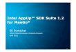 Intel AppUp SDK Suite 1.2 for MeeGo