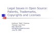 2008 07 30 Legal Issues In Open Source