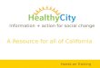 Healthy City  hands-on training Ventura 1.28.11