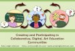 Digital art ed communities