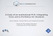 iPLE: Integrating VLE and ePortfolios