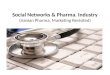 Social Networks and Pharma Industry