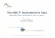The mbti® instrument in asia