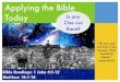 Applying The Bible Today: UFOs