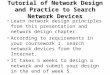 Search network equipments for network design