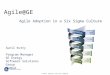 Agile and Lean Six Sigma