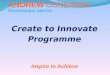 Create to innovate 7 week programme pres