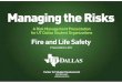 4 - Fire and Life Safety - Risk Management